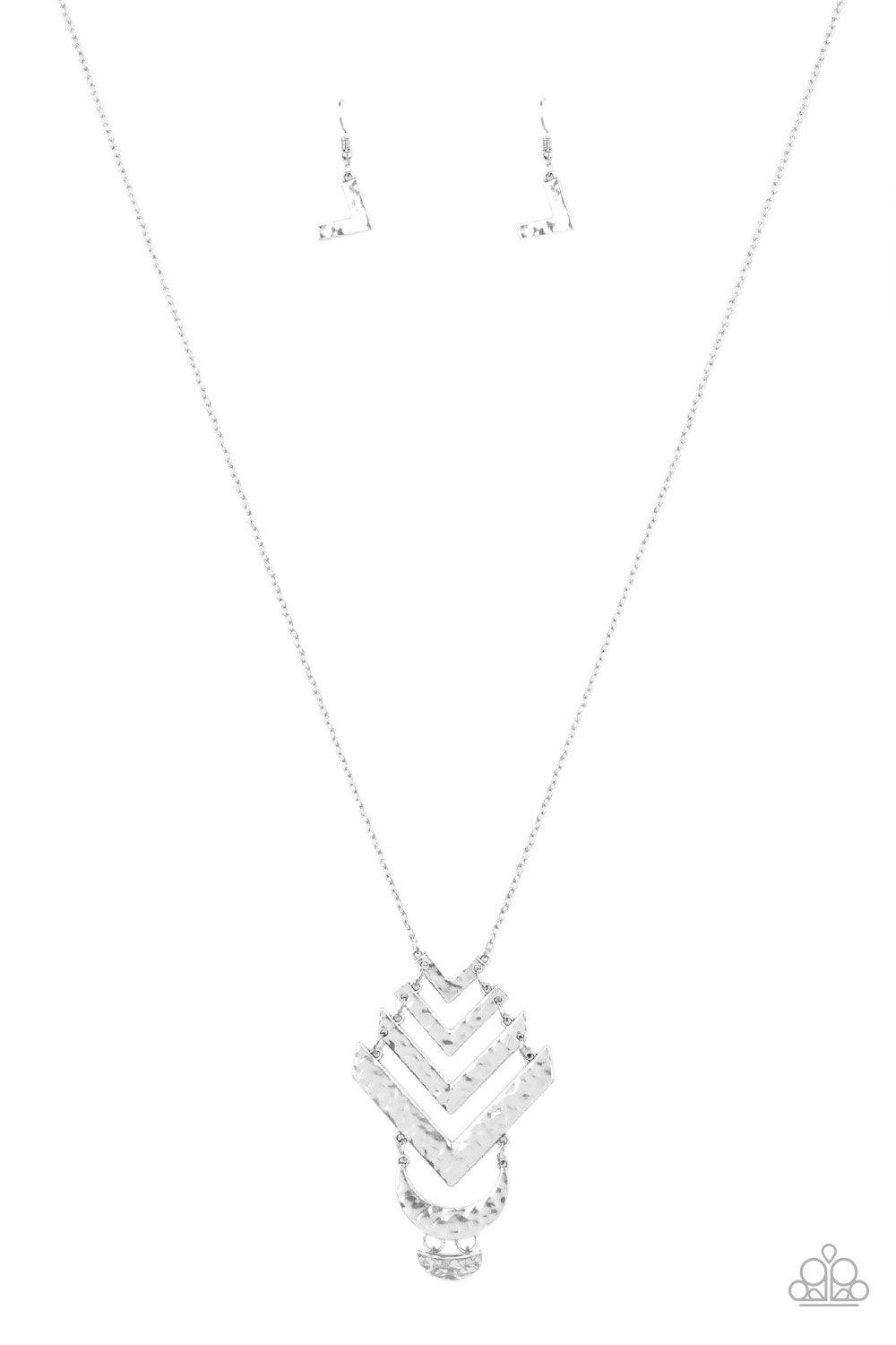 Paparazzi Accessories-Artisan Edge - Silver Necklace