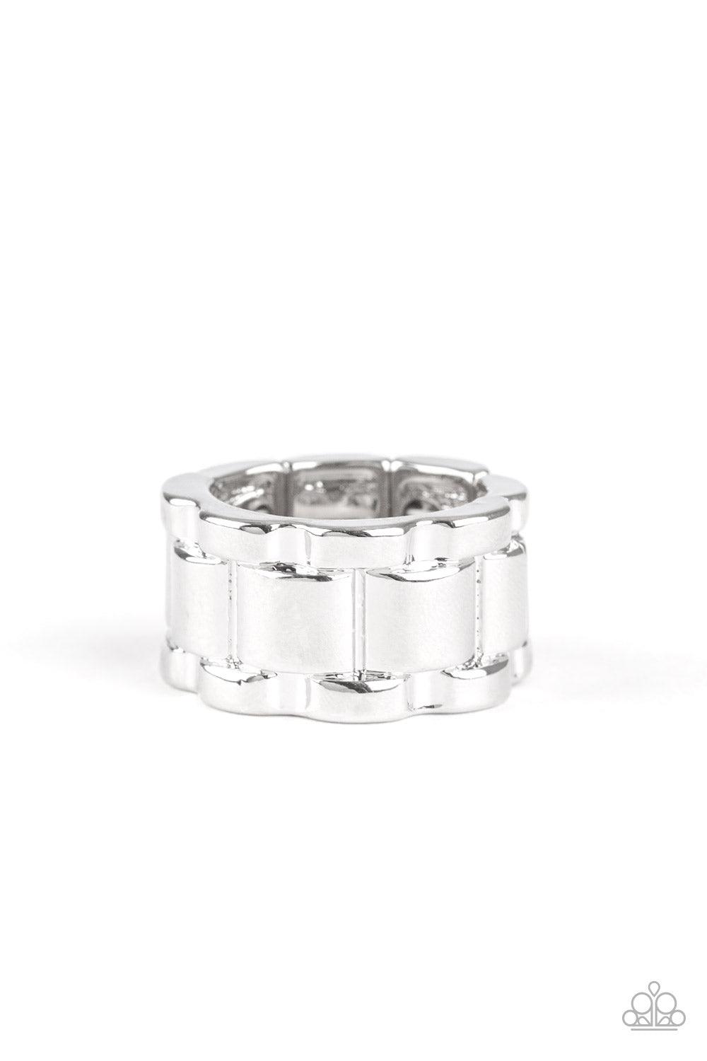 Paparazzi Accessories-Modern Machinery - Silver Ring