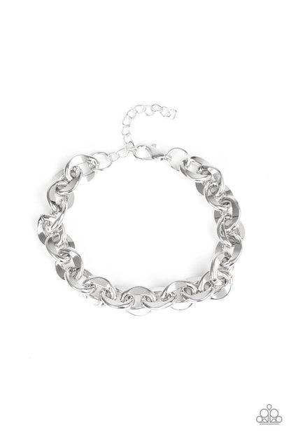 Paparazzi Accessories-Step It Up - Silver Bracelet