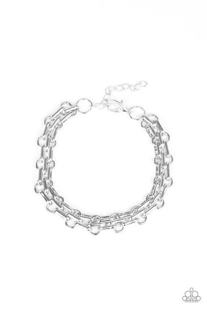 Paparazzi Accessories-Urban Utility - Silver Bracelet