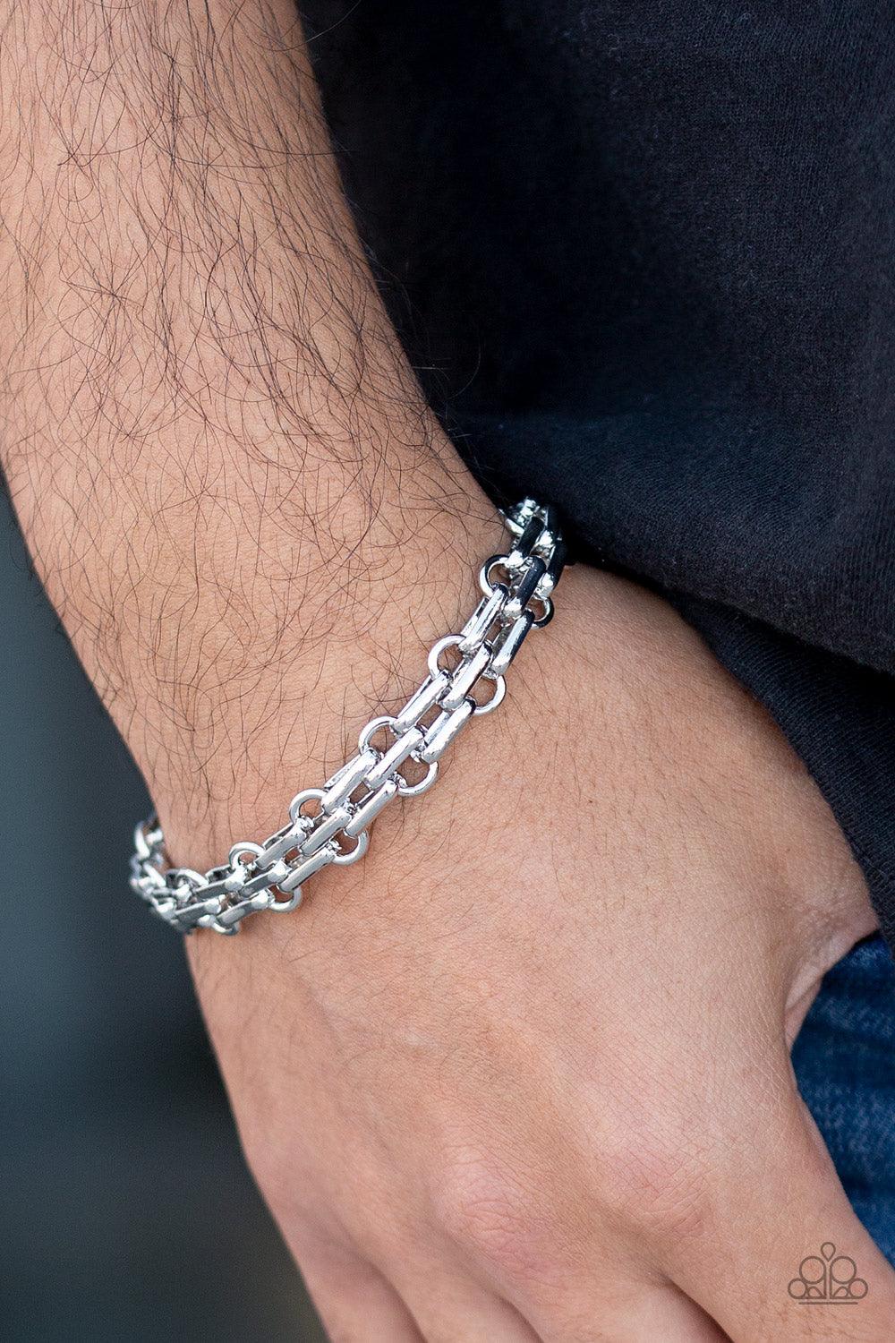 Paparazzi Accessories-Urban Utility - Silver Bracelet