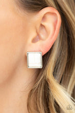 Paparazzi Accessories-Eco Elegance - White Earrings