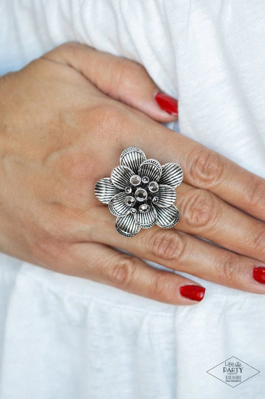Petal Pusher Silver Ring - Jewelry by Bretta