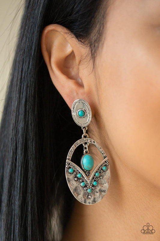 Terra Tribute Blue Earrings