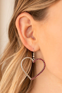 First Date Dazzle Red Earrings - Jewelry by Bretta