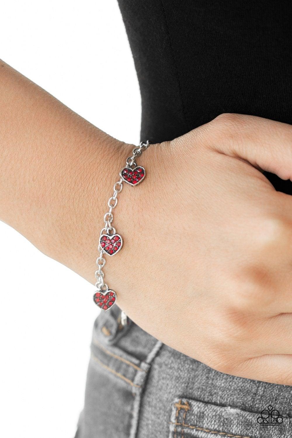 Valentine Vibes Red Bracelet - Jewelry by Bretta