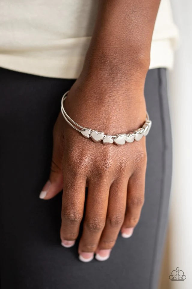 Totally Tenderhearted Silver Bracelet - Jewelry by Bretta