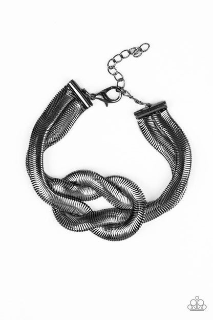 Paparazzi Accessories-To The Max - Black Bracelet