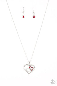 Cupid Charm Red Necklace - Jewelry by Bretta