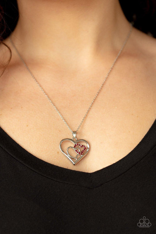 Cupid Charm Red Necklace - Jewelry by Bretta