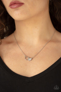 Paparazzi Accessories-Charming Couple - White Necklace