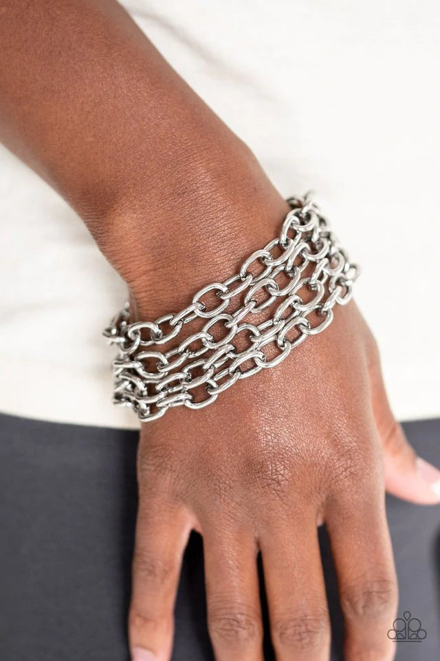 Molten Mogul Green Bracelet - Jewelry by Bretta