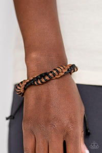 Paparazzi Accessories-Outdoor Expedition - Brown Urban Bracelet
