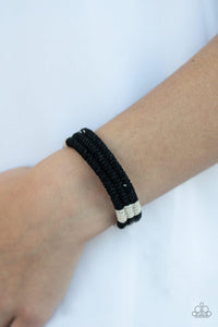 Paparazzi Accessories-Rural Rogue - Black Urban Bracelet