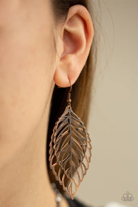 Take It or LEAF It Copper Earrings - Jewelry by Bretta