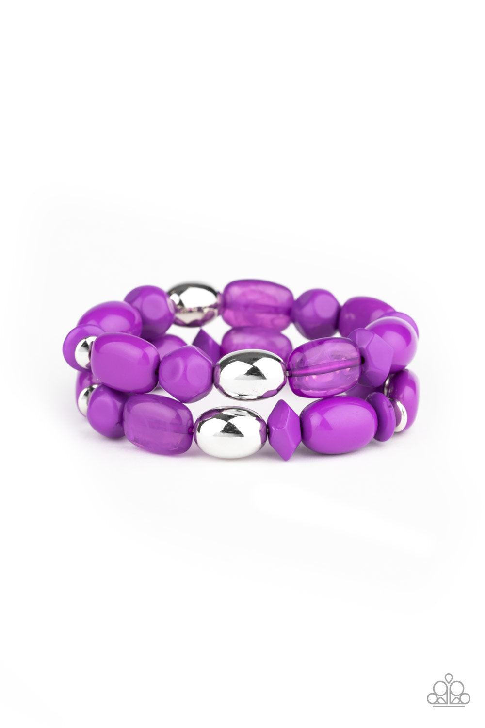Paparazzi Accessories-Fruity Flavor - Purple Bracelets