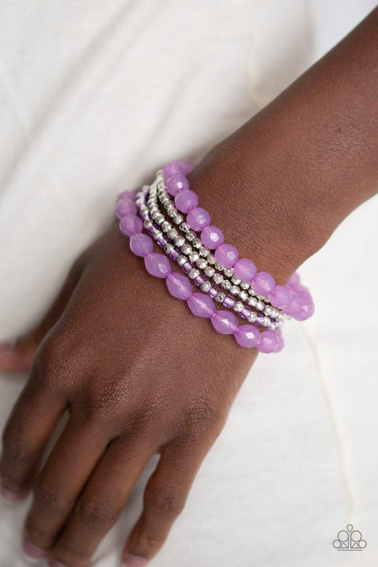 Sugary Sweet Purple Bracelets - Jewelry by Bretta