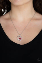 Paparazzi Accessories-Heart Full of Love - Red Necklace