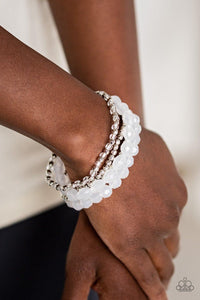 Sugary Sweet White Bracelets - Jewelry by Bretta