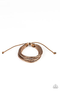 Glitter-tastic! - Brown Urban Bracelet - Jewelry by Bretta
