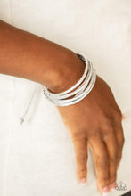 Glitter-tastic! Silver Urban Bracelet - Jewelry by Bretta
