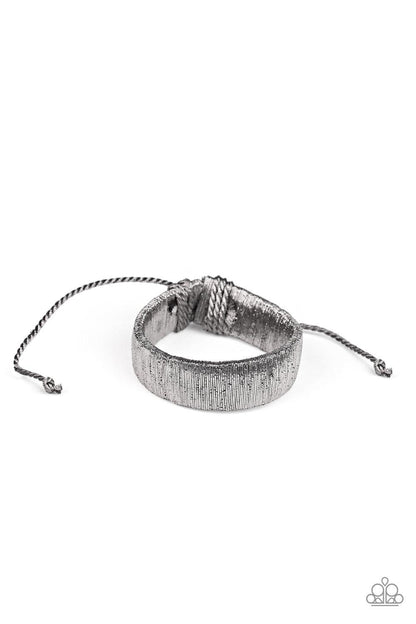 Paparazzi Accessories-In a Flash - Black Urban Bracelet
