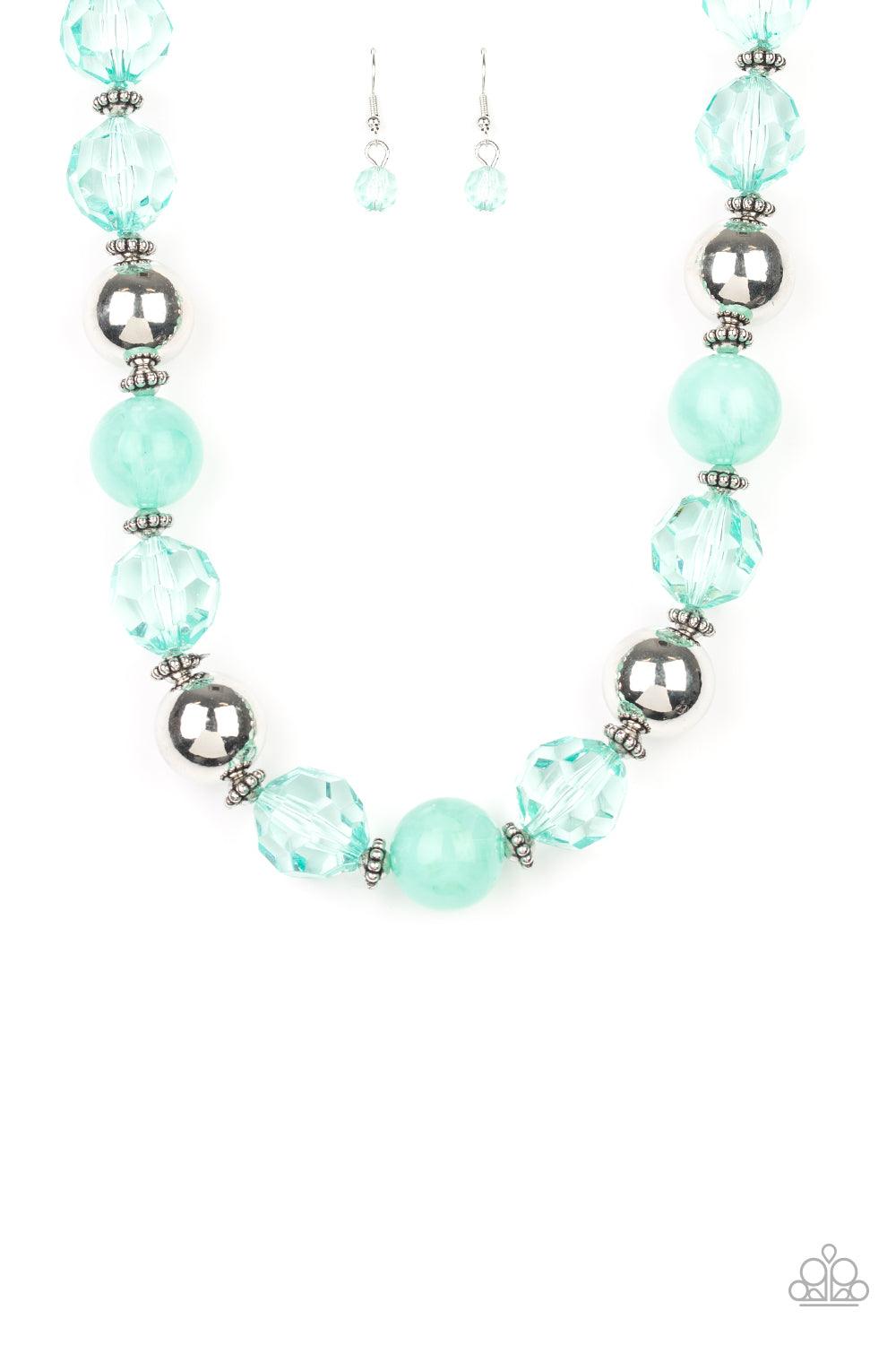 Paparazzi Accessories-Very Voluminous - Green Necklace