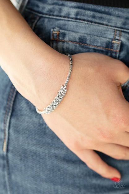 Twinkling Twist White Bracelet - Jewelry by Bretta
