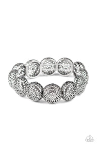 Paparazzi Accessories-Obviously Ornate - Silver Bracelet