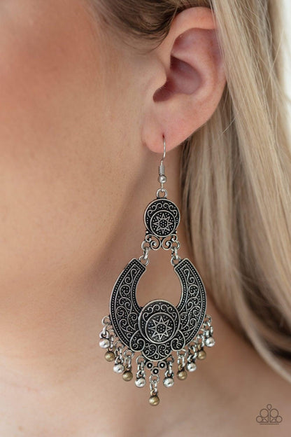 Paparazzi Accessories-Sunny Chimes - Multi Earrings