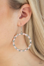 Paparazzi Accessories-Pearl Palace - Pink Earrings