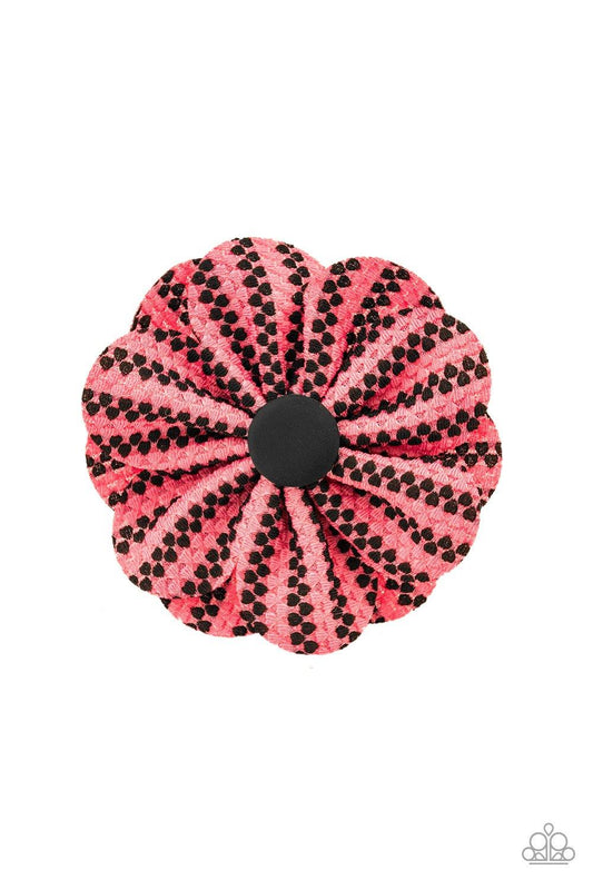 Paparazzi Accessories-Electric Garden - Pink Hair Clip