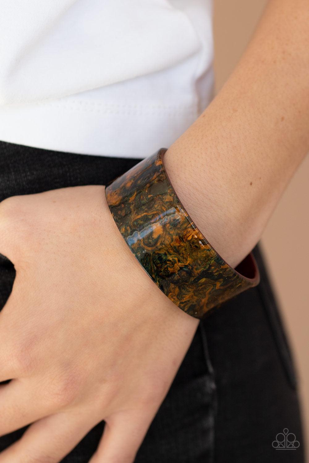 Paparazzi Accessories-Marbled Mystique - Multi Bracelet