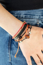 Paparazzi Accessories-Breaking Ground - Orange Urban Bracelet