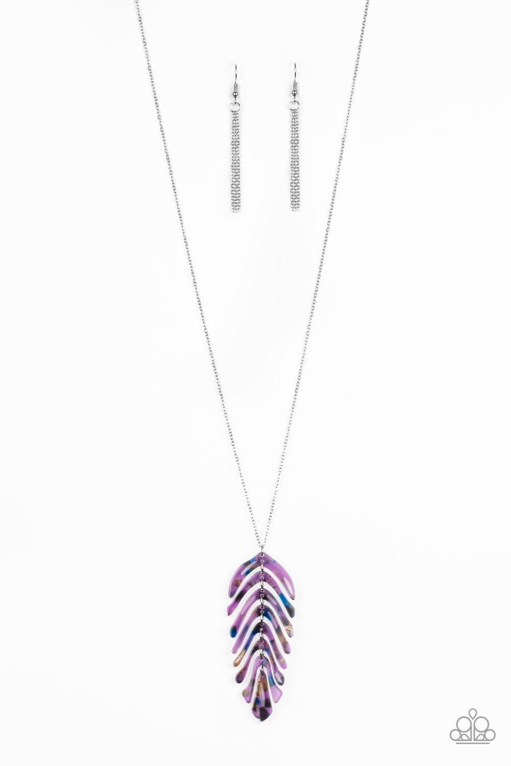 Paparazzi Accessories-She QUILL Be Loved - Purple Necklace