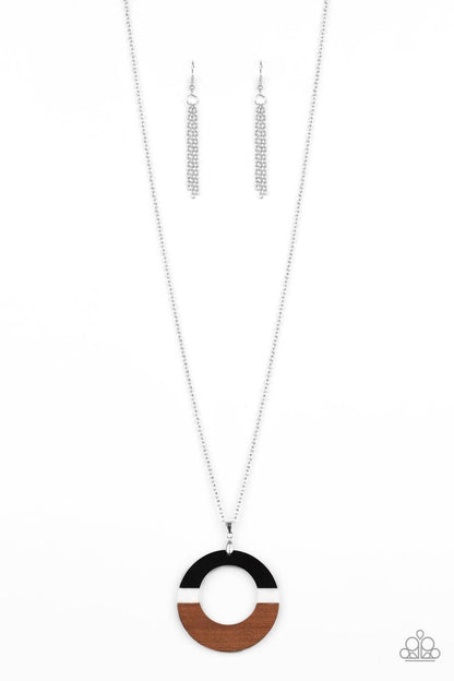 Paparazzi Accessories-Sail Into The Sunset - Black Necklace