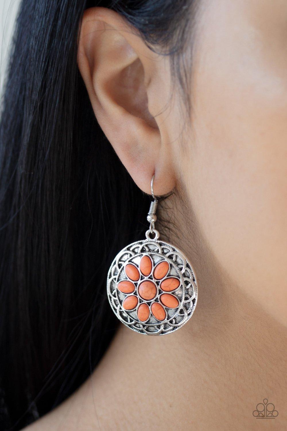 Mesa Oasis Orange Earrings - Jewelry by Bretta