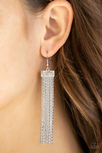 Twinkling Tapestry White Earrings - Jewelry by Bretta