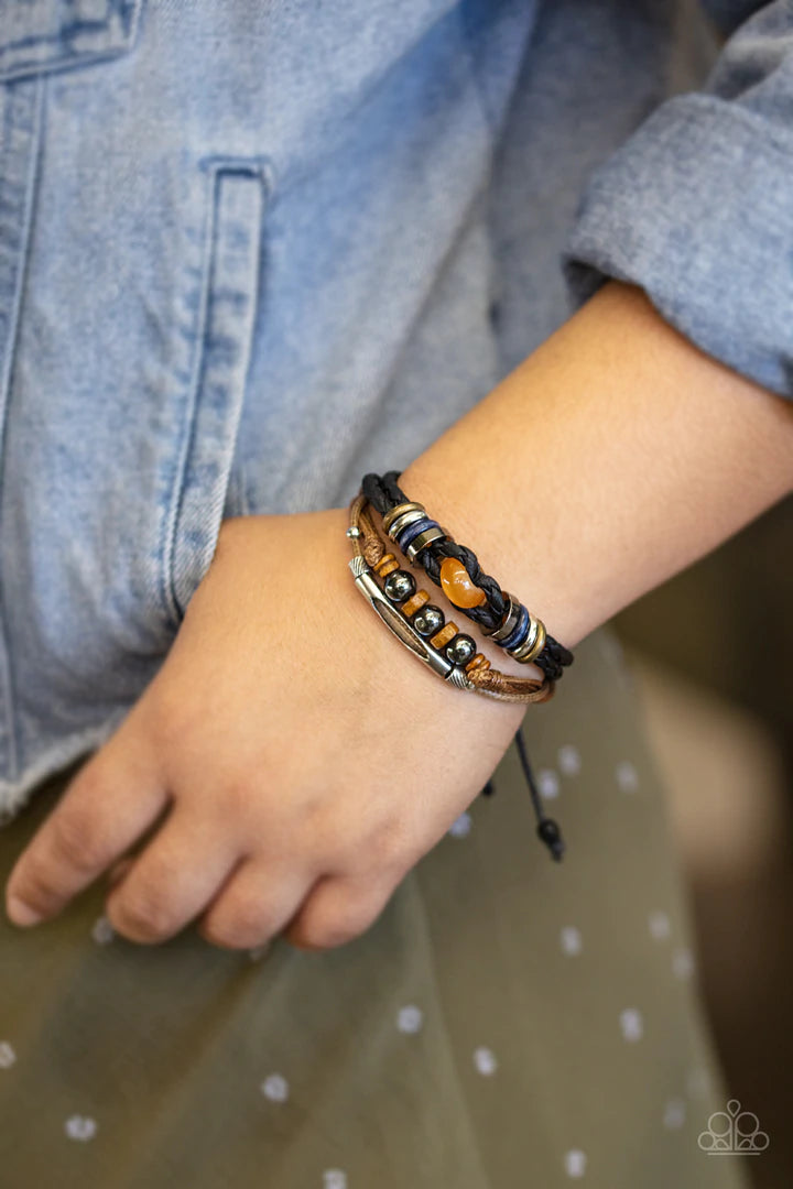 Wander More Orange Bracelet - Jewelry by Bretta