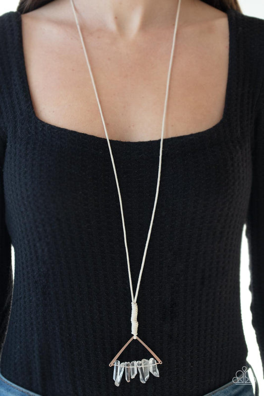 Paparazzi Accessories-Raw Talent - Rose Gold Necklace