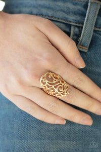 Paparazzi Accessories-Garden Bliss - Gold Ring