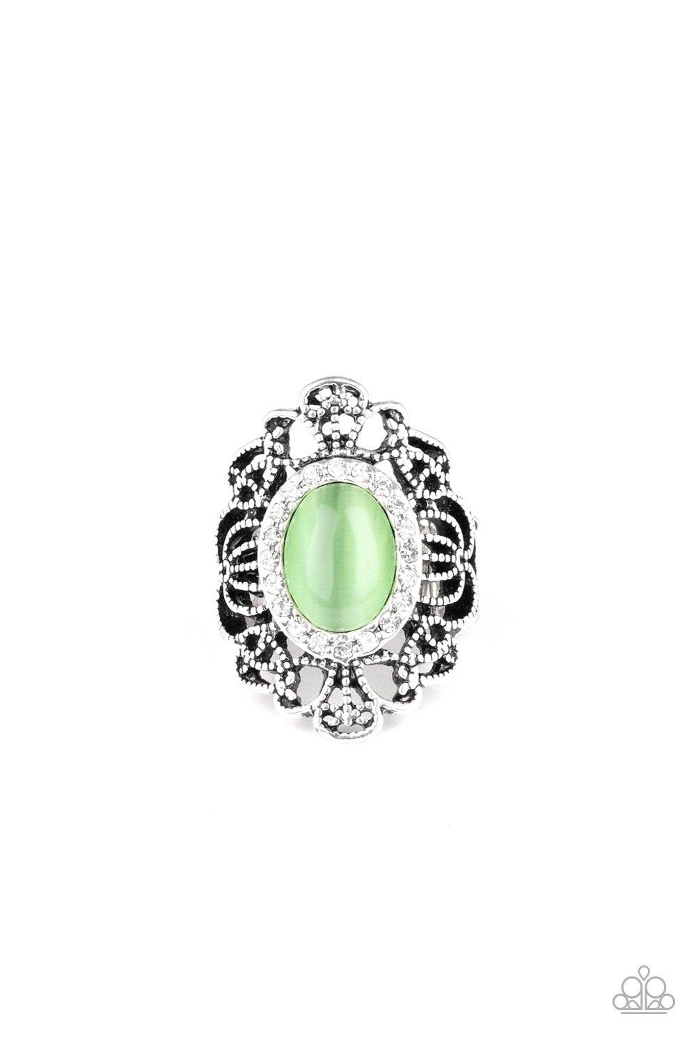 Paparazzi Accessories-Dashingly Dewy - Green Ring