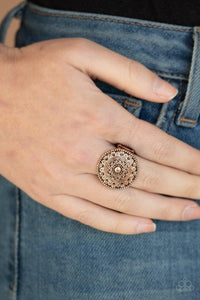 One in a MEDALLION Copper Ring - Jewelry by Bretta - Jewelry by Bretta