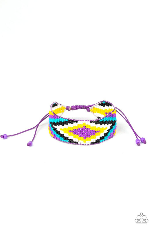 Beautifully Badlands Purple Urban Bracelet- Jewelry By Bretta