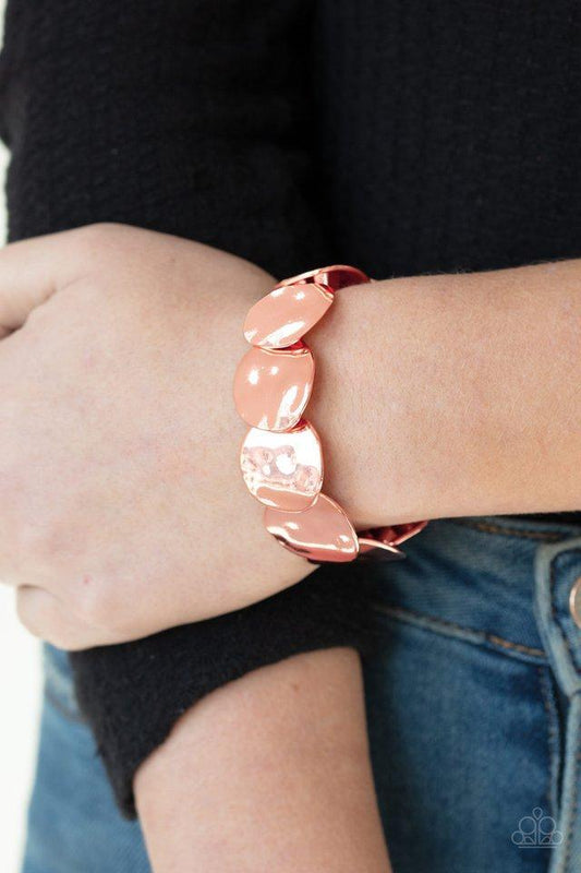 Disc Disco Copper Bracelet - Jewelry by Bretta