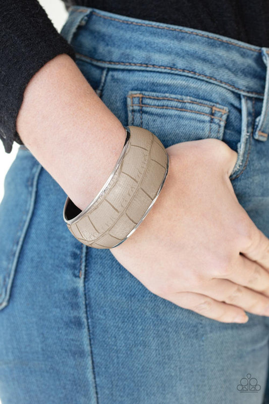 Paparazzi Accessories-Urban Jungle - Silver Bracelet