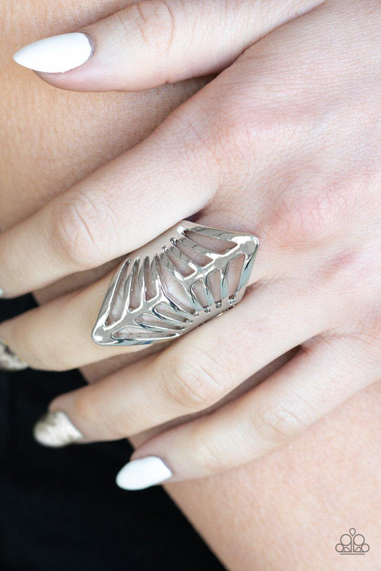 Paparazzi Accessories-Deco Defender - Silver Ring