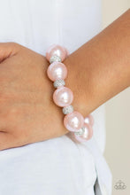 Paparazzi Accessories-Extra Elegant - Pink Stretch Bracelet