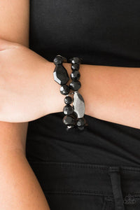 Rockin Rock Candy Black Bracelet - Jewelry by Bretta