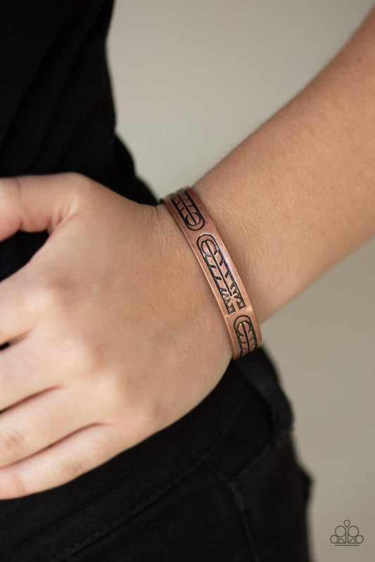 Paparazzi Accessories-Roost Radiance - Copper Bracelet - jewelrybybretta
